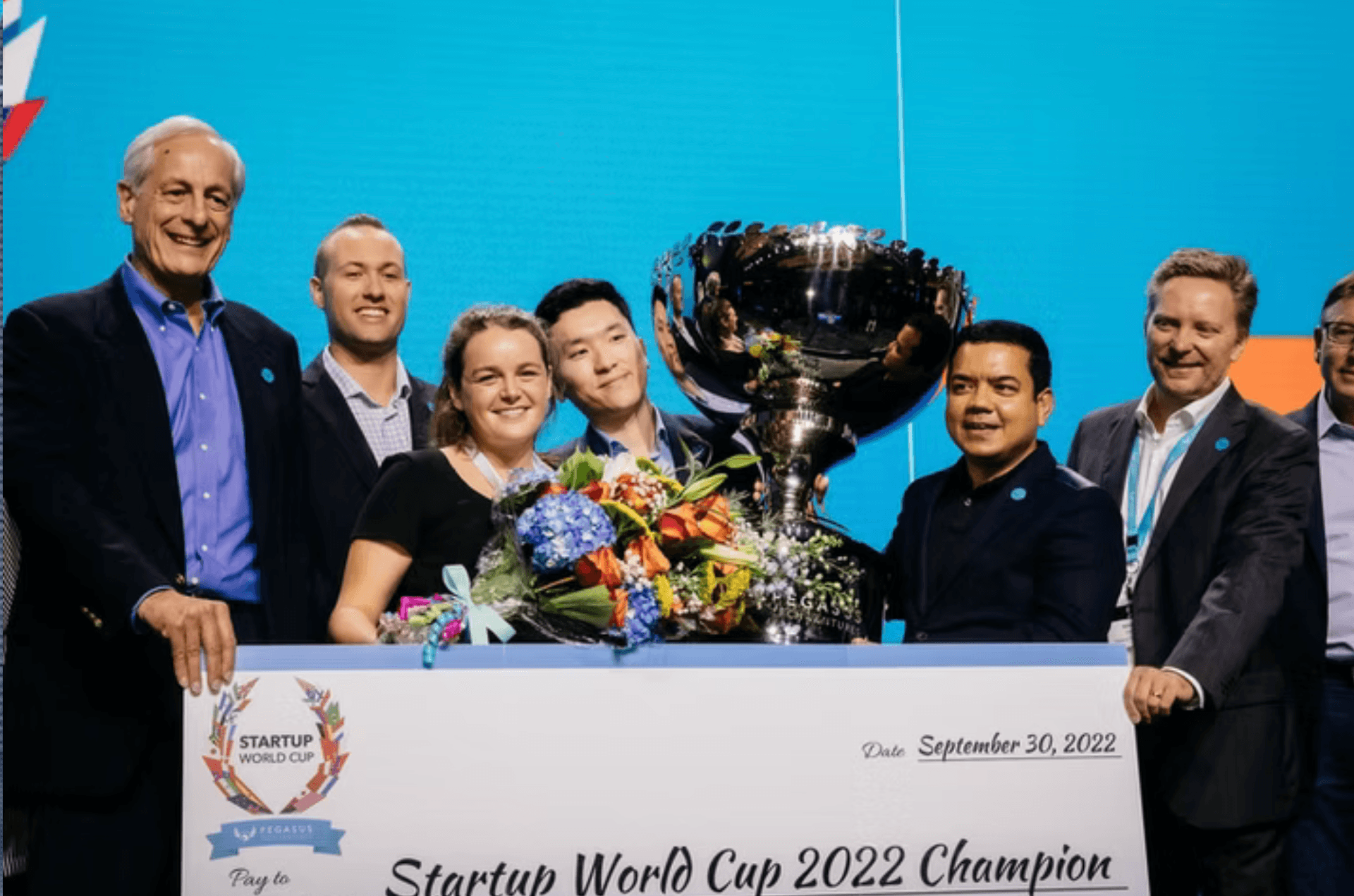 SRTX winning Startup World Cup 2022
